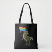 Dinosaur LGBT Gay Lesbian Transgender Nonbinary Tasche (Vorderseite)