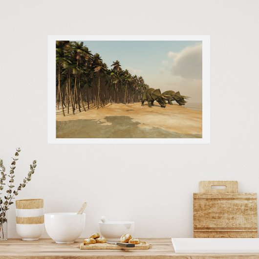 DINOSAUR LIFE PRINT POSTER (Küche)