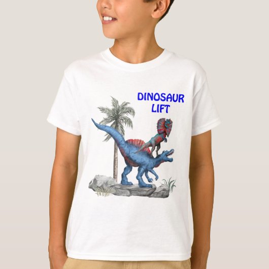 Dinosaur Lift T-Shirt (Vorderseite)