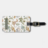 Dinosaur Luggage Tags Gepäckanhänger (Vorderseite horizontal)
