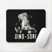Dinosaur Lustiger Fitnessstudio T-Rex Bodybuilding Mousepad (Mit Mouse)