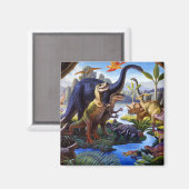 Dinosaur Magnet (Vorderseite/Rückseite)