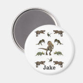 Dinosaur Magnet (Vorderseite/Rückseite)