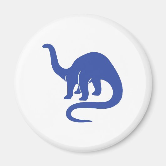 Dinosaur Magnet - Blau (Vorne)