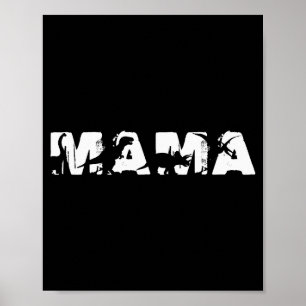 Dinosaur-Mama lustig am Muttertag für Mamasaurus Poster