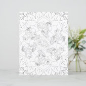 Dinosaur Mandala Spaß Entspannen Kinder Farbseite (Stehend Vorderseite)