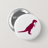 Dinosaur Maroon Button (Vorne & Hinten)