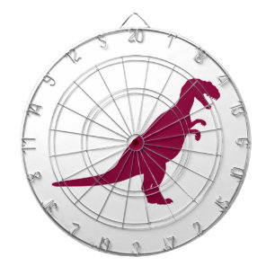Dinosaur Maroon Dartscheibe