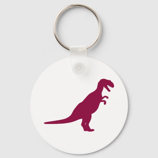 Dinosaur Maroon Schlüsselanhänger (Vorderseite)