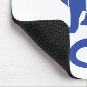 Dinosaur-Mauspad - Blau Mousepad (Ecke)
