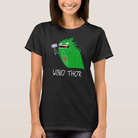 Dinosaur Men Viking WINO THOR T-Shirt (Vorderseite)