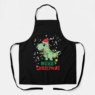 Dinosaur Merry Christmas Schürze