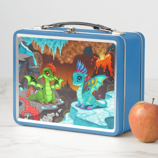 Dinosaur Metal Lunch Box (Beispiel)