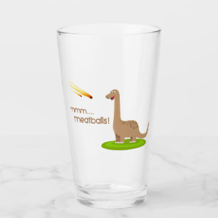 Dinosaur Meteor Meatballs Glas