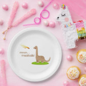 Dinosaur Meteor Meatballs Pappteller (Party)