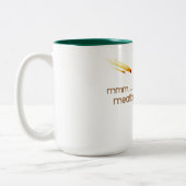 Dinosaur Meteor Meatballs Zweifarbige Tasse (Links)