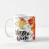 Dinosaur mit farbenfroher Vorgeschichte• Lustiger  Kaffeetasse (Links)