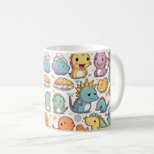 Dinosaur mit farbenfroher Vorgeschichte• Lustiger  Kaffeetasse
