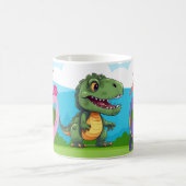 Dinosaur mit farbenfroher Vorgeschichte• Lustiger Kaffeetasse (Mittel)
