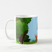 Dinosaur mit farbenfroher Vorgeschichte• Lustiger  Kaffeetasse (Links)