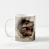 Dinosaur mit farbenfroher Vorgeschichte• Lustiger Kaffeetasse (Links)
