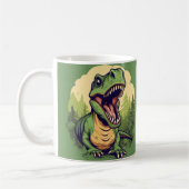 Dinosaur mit farbenfroher Vorgeschichte• Lustiger  Kaffeetasse (Links)