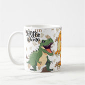 Dinosaur mit farbenfroher Vorgeschichte• Lustiger  Kaffeetasse (Links)