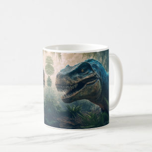 Dinosaur mit farbenfroher Vorgeschichte• Lustiger  Kaffeetasse