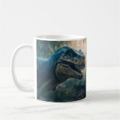 Dinosaur mit farbenfroher Vorgeschichte• Lustiger  Kaffeetasse (Links)