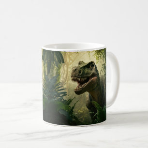 Dinosaur mit farbenfroher Vorgeschichte• Lustiger Kaffeetasse