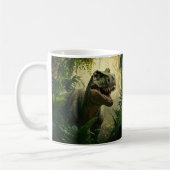 Dinosaur mit farbenfroher Vorgeschichte• Lustiger  Kaffeetasse (Links)