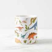 Dinosaur mit farbenfroher Vorgeschichte• Spaß für  Kaffeetasse (Mittel)