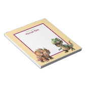 Dinosaur Mitzvah Note Boys Notepad Notizblock (angewinkelt)