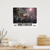 Dinosaur MIXED MARTIAL ARTS Fighters Poster (Küche)