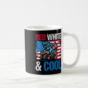 Dinosaur Monster Truck Dino 4. Juli Jungs Ameri Kaffeetasse