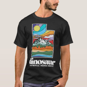 Dinosaur Monument Utah Vintage Nature Outdoor T-Shirt