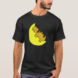 Dinosaur Müde Den ganzen Tag schlafen Die ganze Na T-Shirt