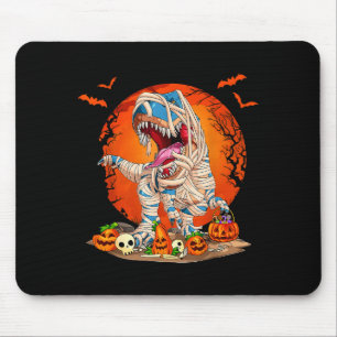 Dinosaur-Mumie T Rex Kürbis Skelett Kinder Jungen Mousepad