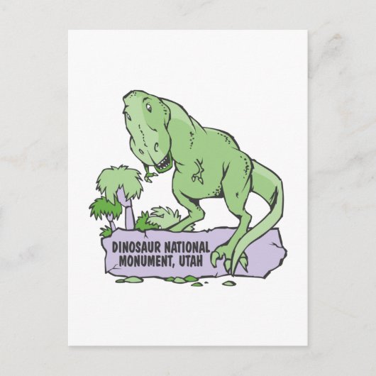 Dinosaur National Monument Utah Postkarte (Vorderseite)