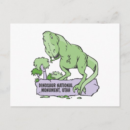Dinosaur National Monument Utah Postkarte (Vorderseite)