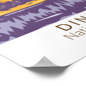 Dinosaur-Nationaldenkmal Vintag Poster (Ecke)