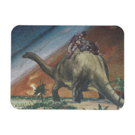 Dinosaur-Nickerchen - Magnet