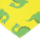 Dinosaur Niedlich Erster Geburtstag Tischtuch Tischdecke (Schrägansicht)