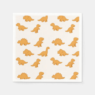 Dinosaur-Nugget-Freudige Feier Twist Kinder Serviette