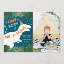 Dinosaur One-A-Saurus RAWR 1. Geburtstag