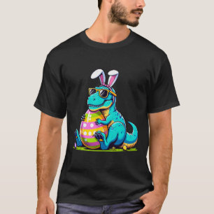 Dinosaur Ostern Hase Ei Glücklicher Ostrawr T Rex  T-Shirt