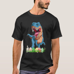 Dinosaur Osterpajamas T Rex Ostereier Kleinkinder T-Shirt