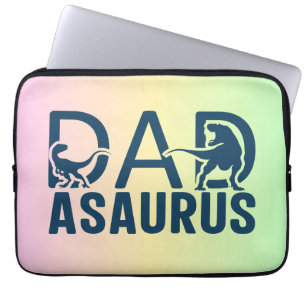 Dinosaur Papa Papa Asaurus Dino Fan T Rex Papa Din Laptopschutzhülle
