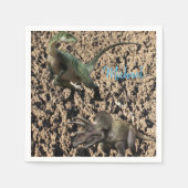 Dinosaur Paper Napkins Michael Serviette (Vorderseite)