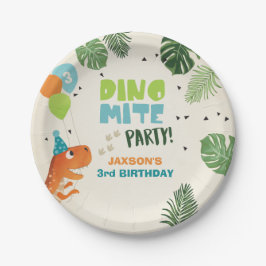 Dinosaur Paper Tellers Birthday Dino mite T-rex Bo Pappteller